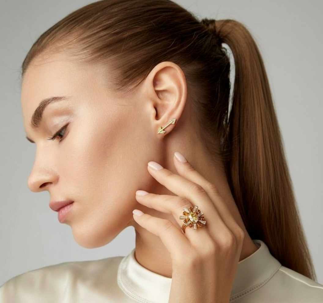 Aretes por Mayoreo – Oro 10k | UNYX JOYERÍA