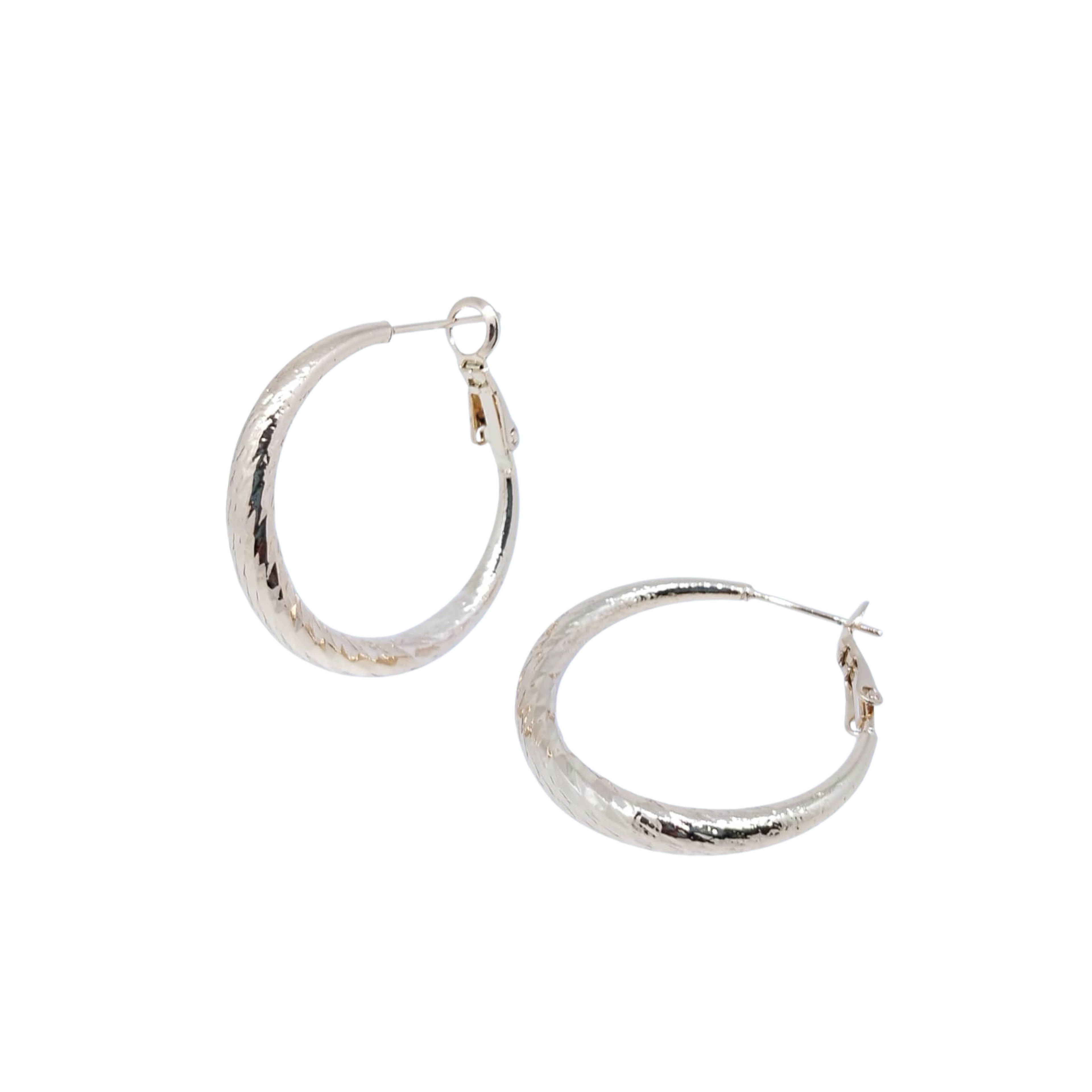 Arracadas Pequeños Bronce Jaspeadas - Oro Laminado