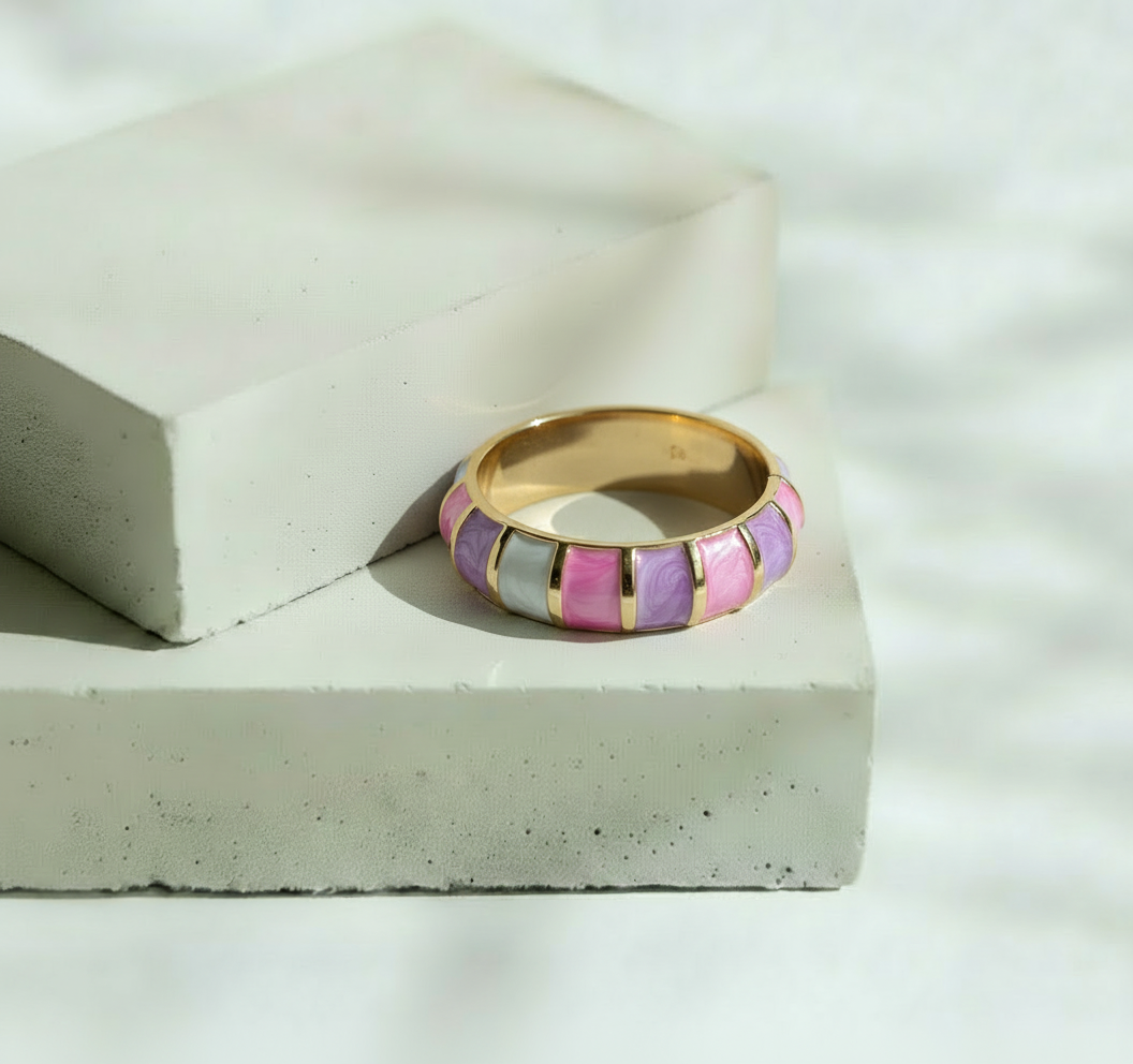 Brazalete tricolor pastel - Acero Inoxidable