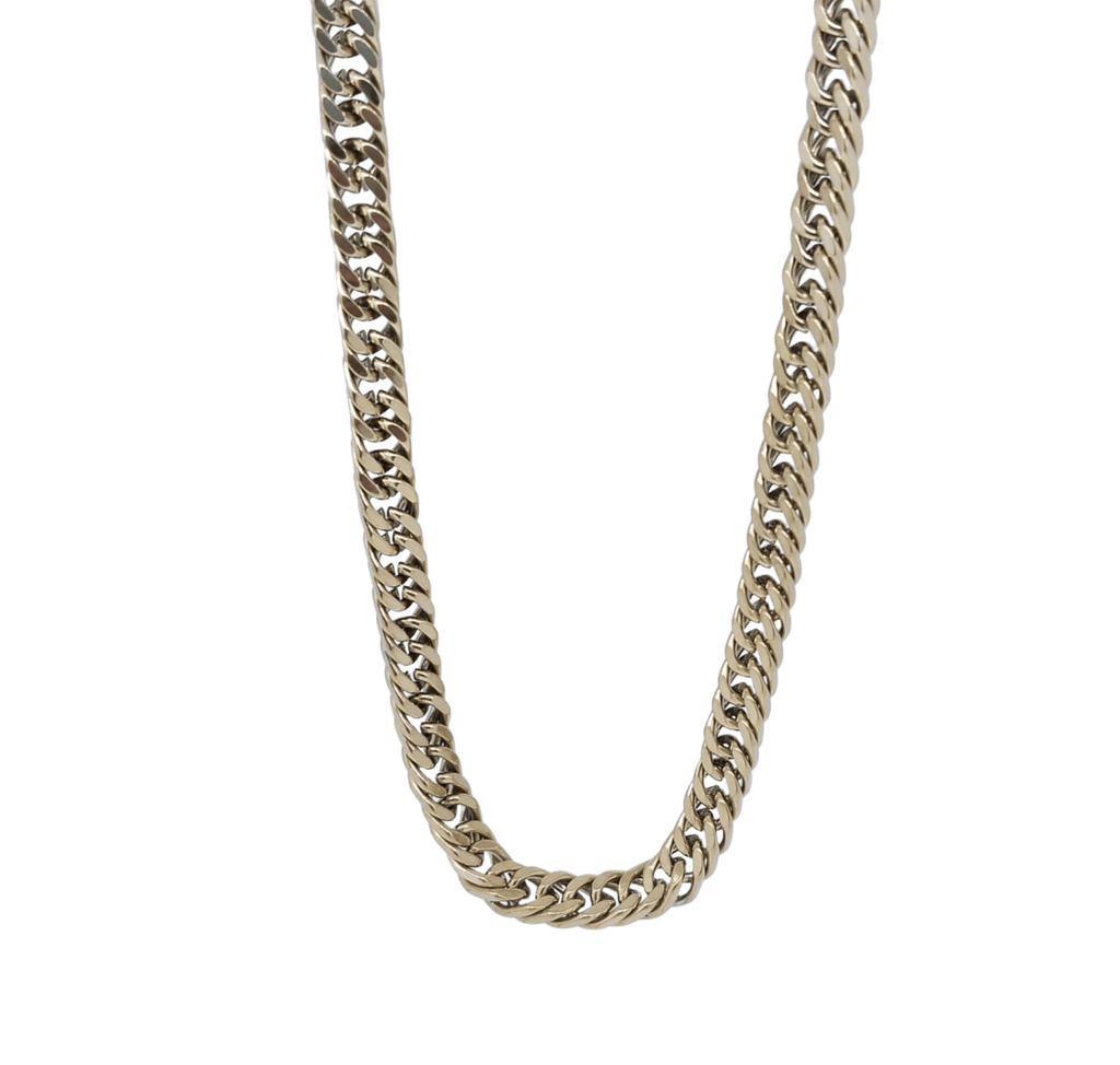 Cadena Dorada de Eslabones Delgados Elegantes - Acero Inoxidable