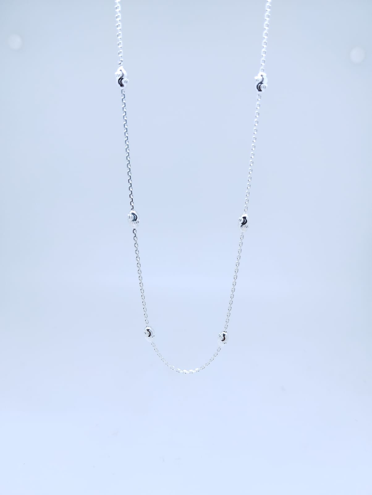 Cadena Plata 925 con Bolitas