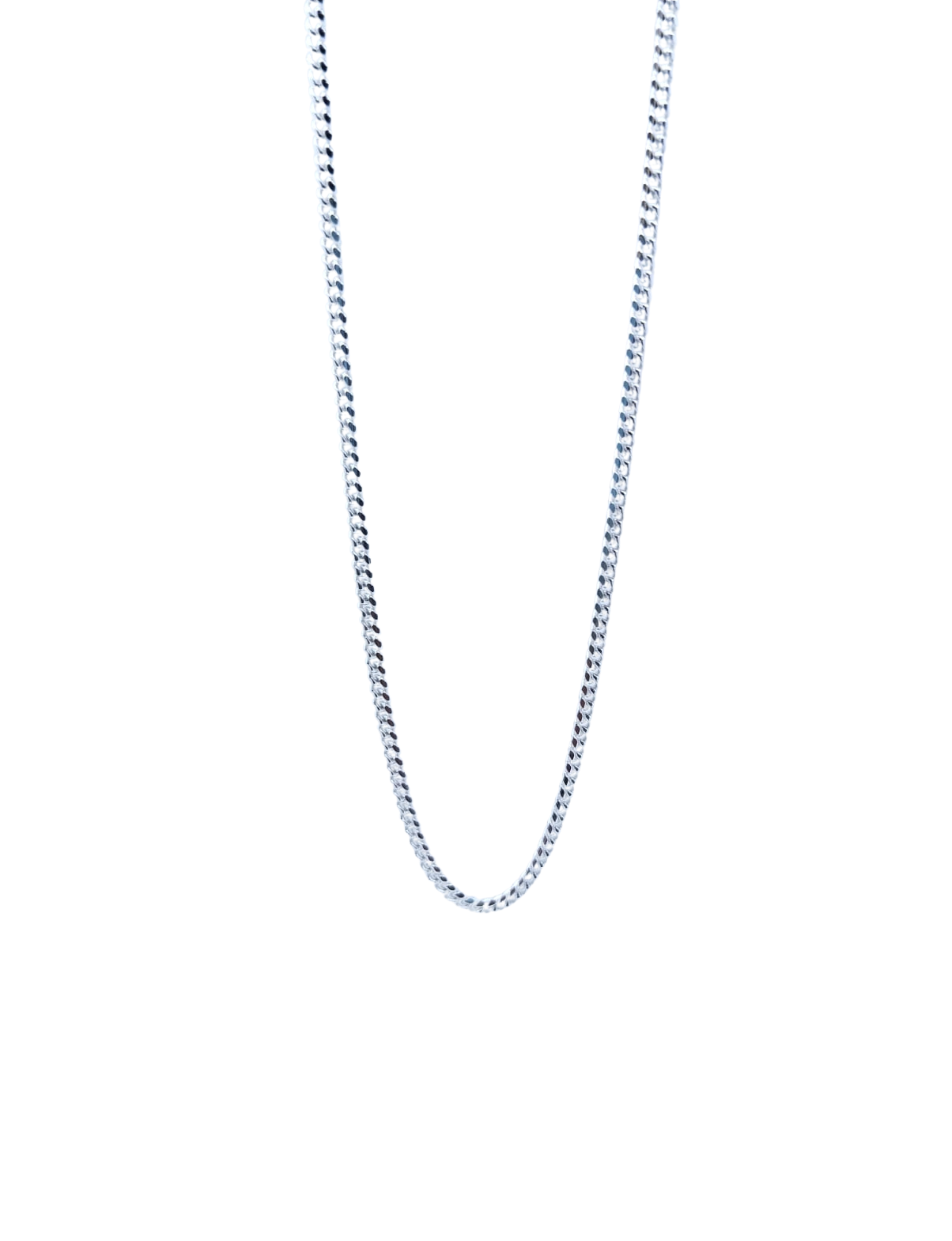 Cadena Eslabones Cerrados - Plata Italiana