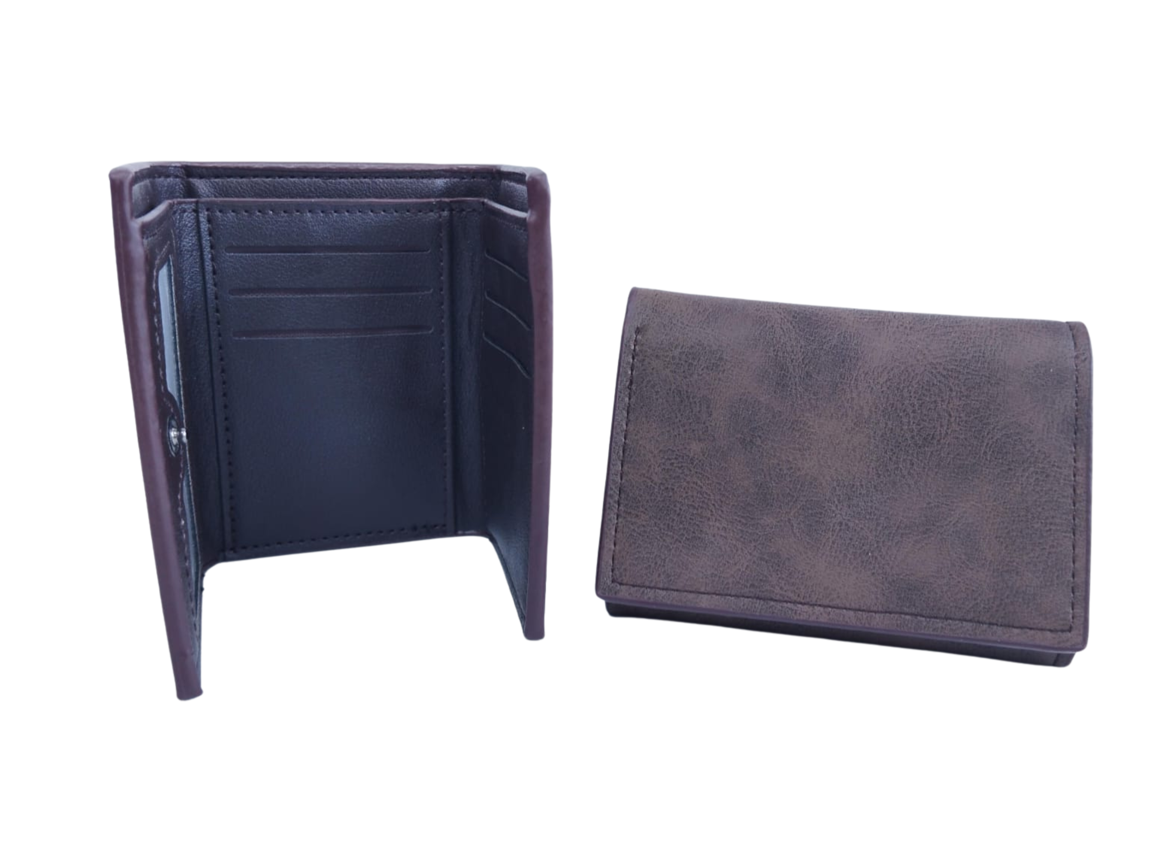 Cartera para Caballero Color Marrón Jaspeado - Vinipiel