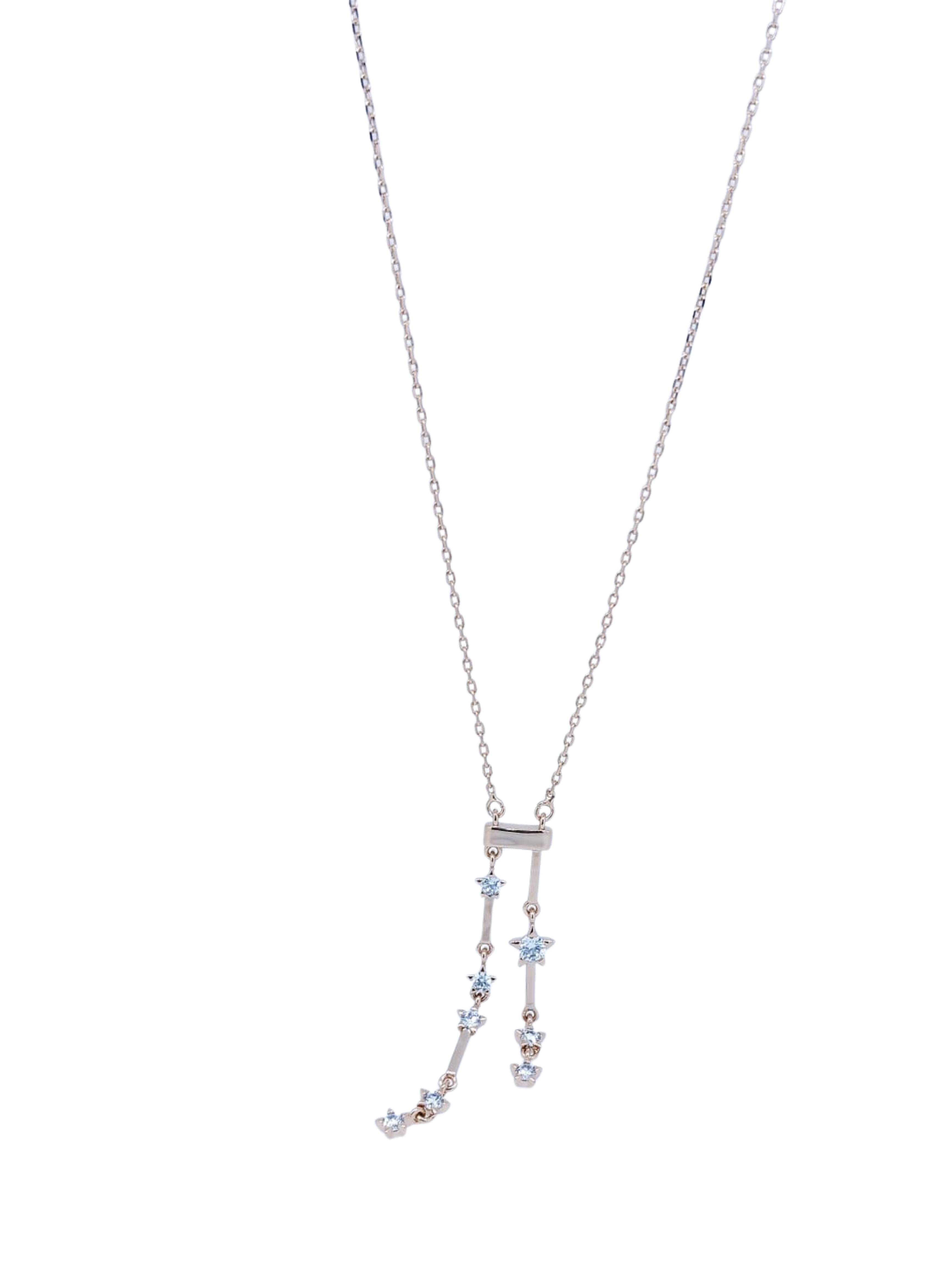 Collar Dorado con Dije Colgante de Estrellitas – Oro Laminado