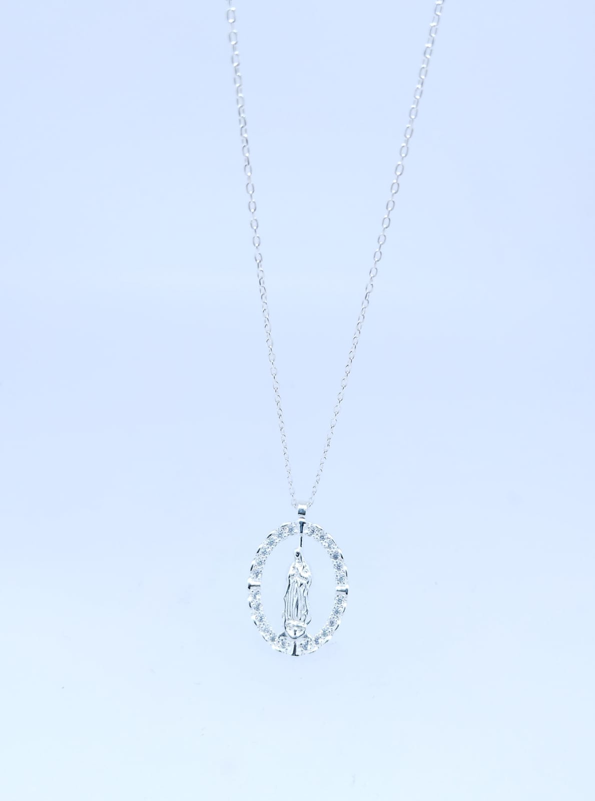 Cadena y Dije Plata 925 V. Maria