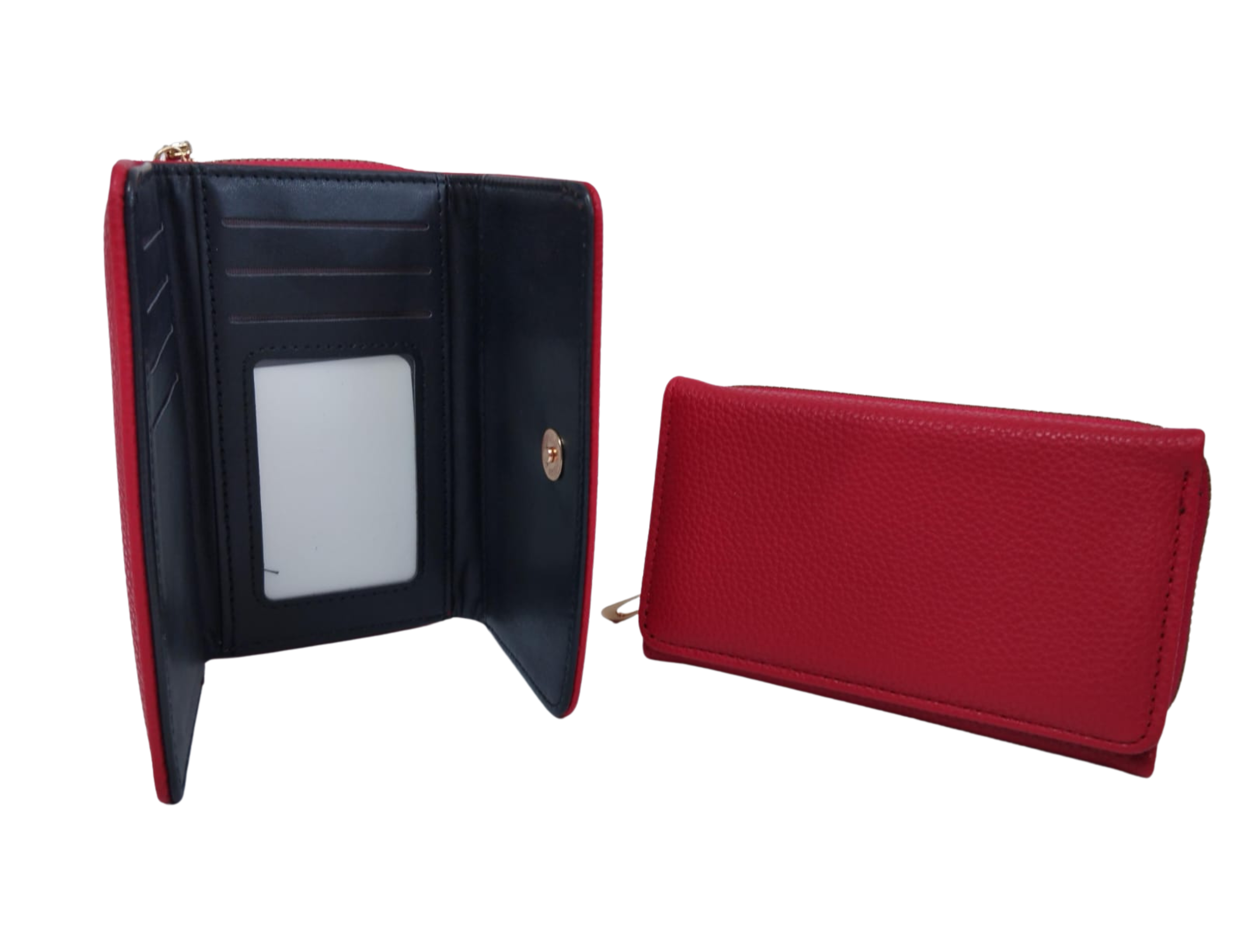 Cartera roja texturizada - Vinipiel