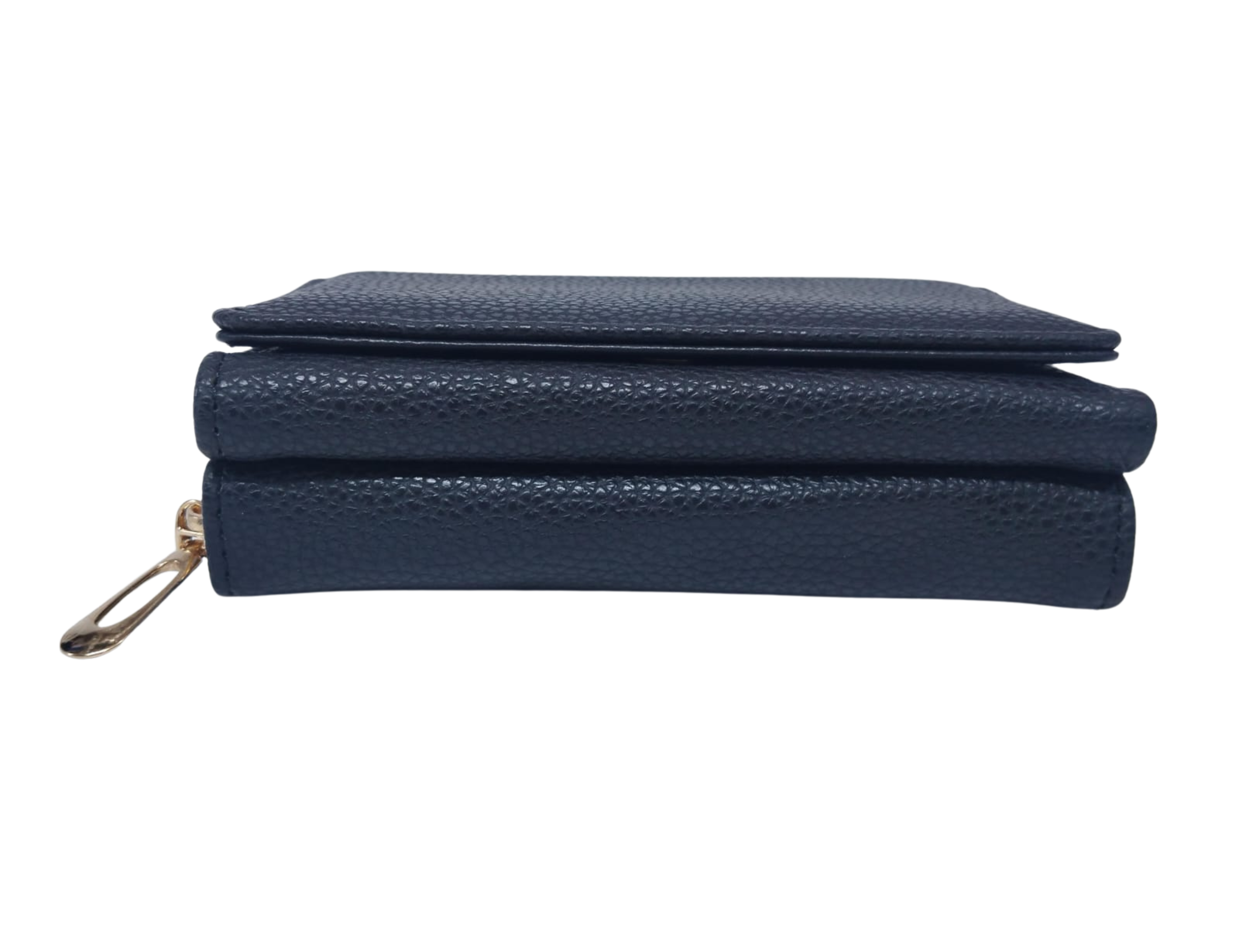Cartera negra con textura - Vinipiel