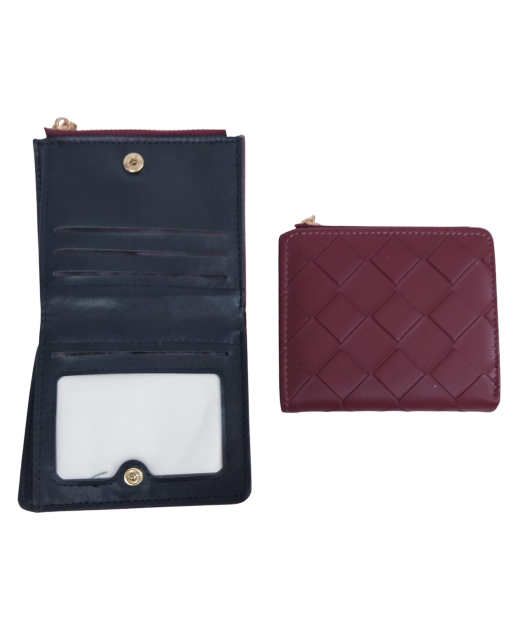 Cartera vino diseño de rombos - Vinipiel