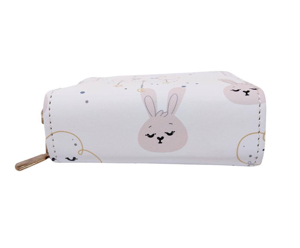 Cartera camel nubes y conejitos con estrellas - Vinipiel