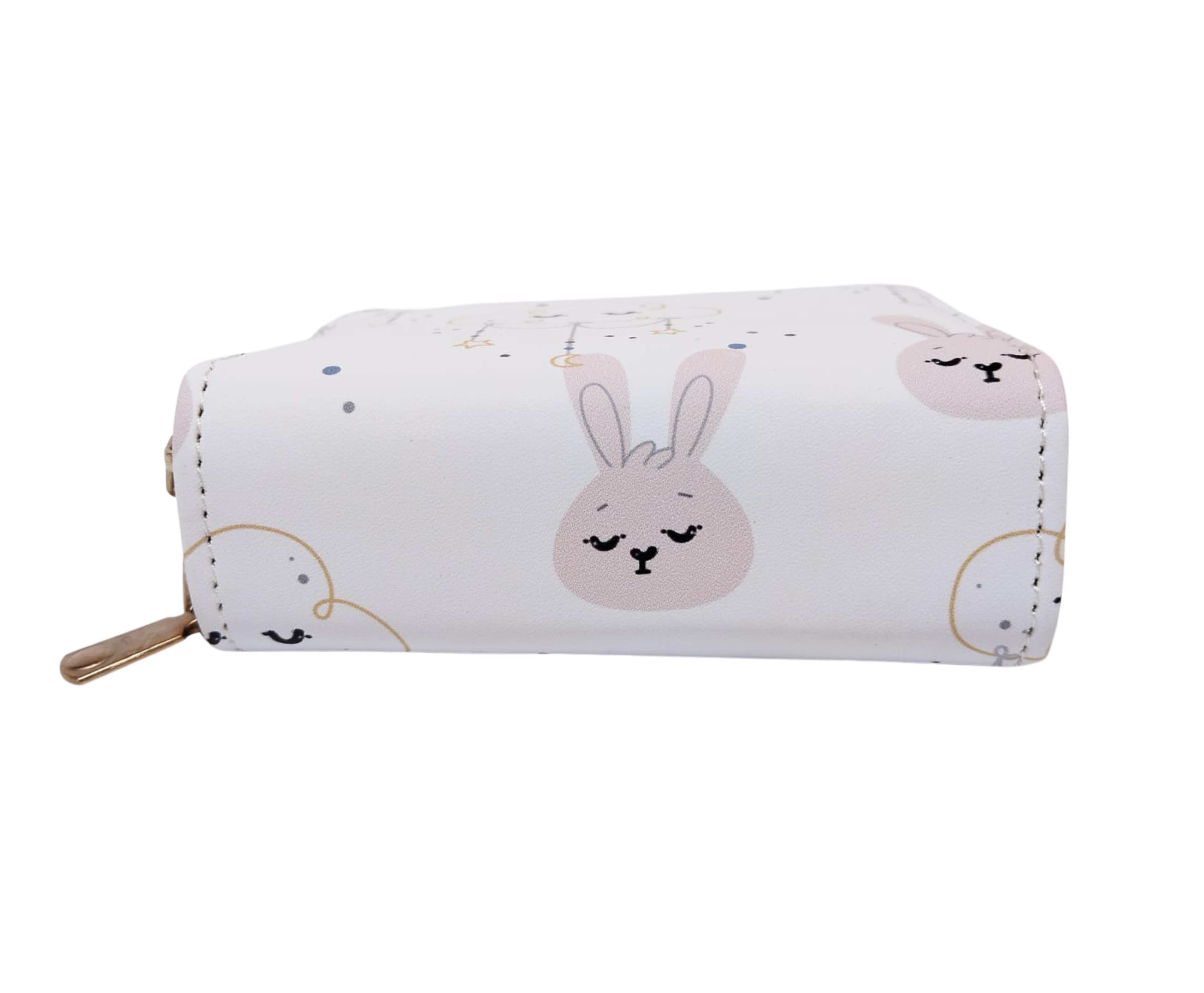 Cartera camel nubes y conejitos con estrellas - Vinipiel