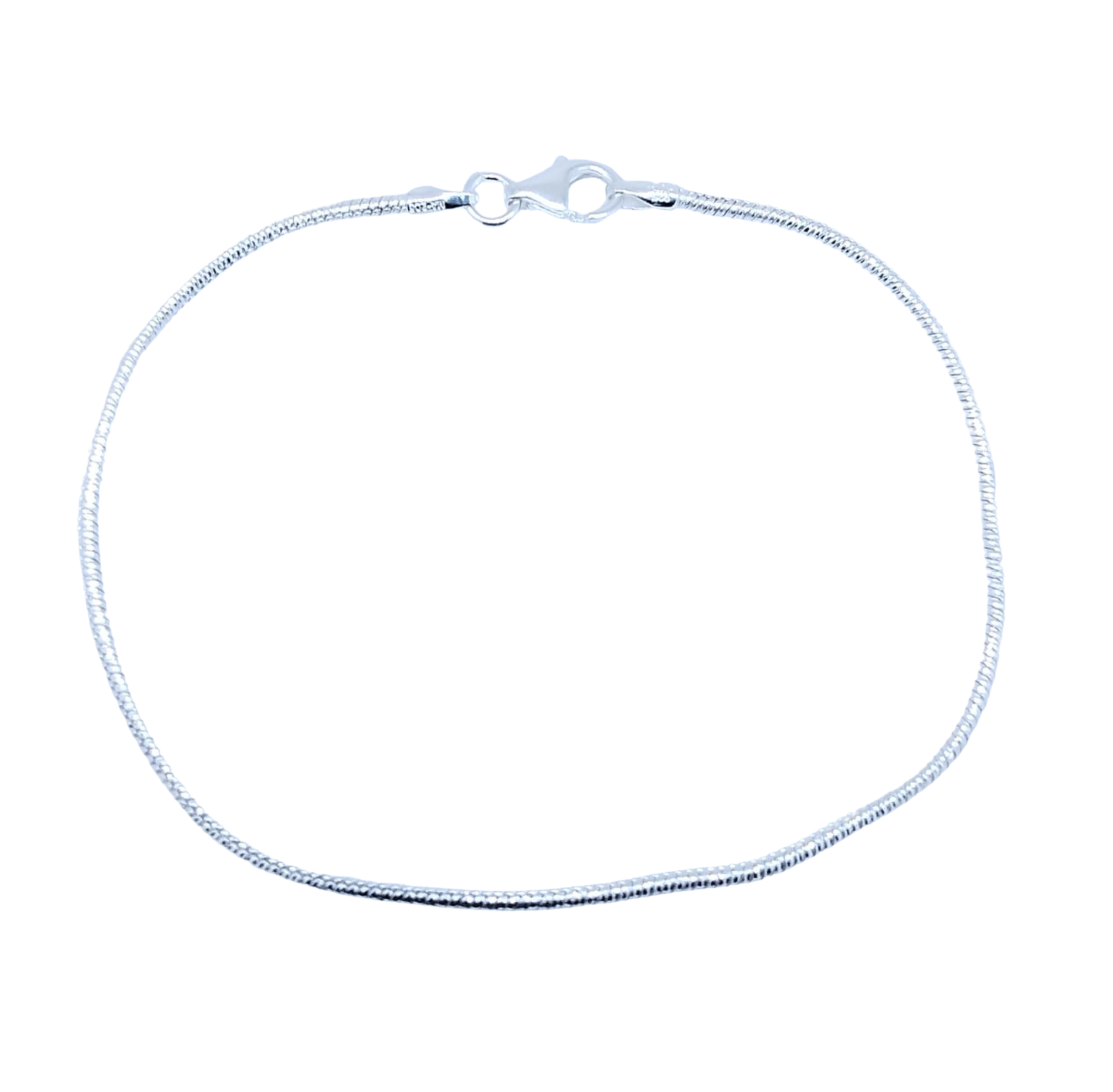 Pulsera Plateada Cola de Ratón – Plata Italiana